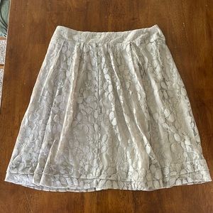 Downeast Basics Light Tan A Line Skirt, size L